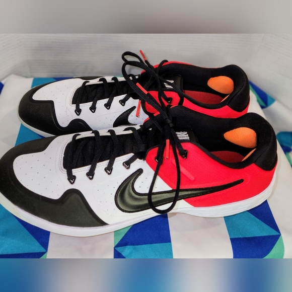 NWOT Nike Alpha Huarache Elite 2 Baseball Cleats Red/White/Black Men's Size 15 - Picture 8 of 13